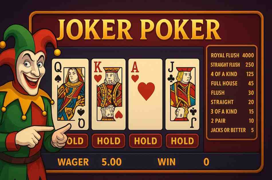 Joker Poker 47QQ jogo clássico de cartas disponível no cassino online